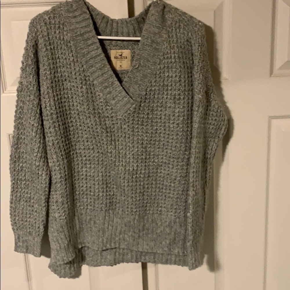Grey oversized sweater
